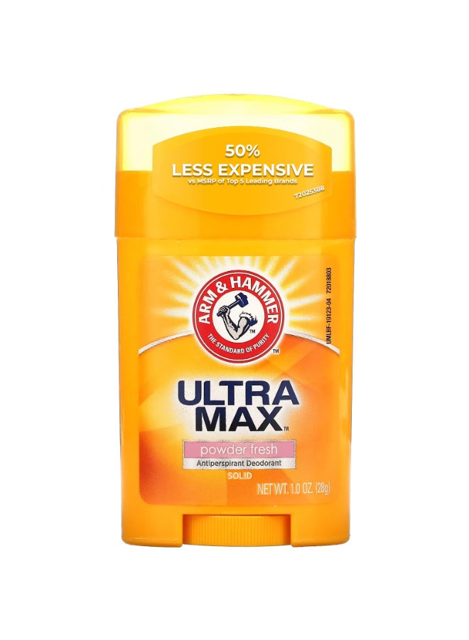 UltraMax Powder Fresh Antiperspirant Deodorant Orange 28grams