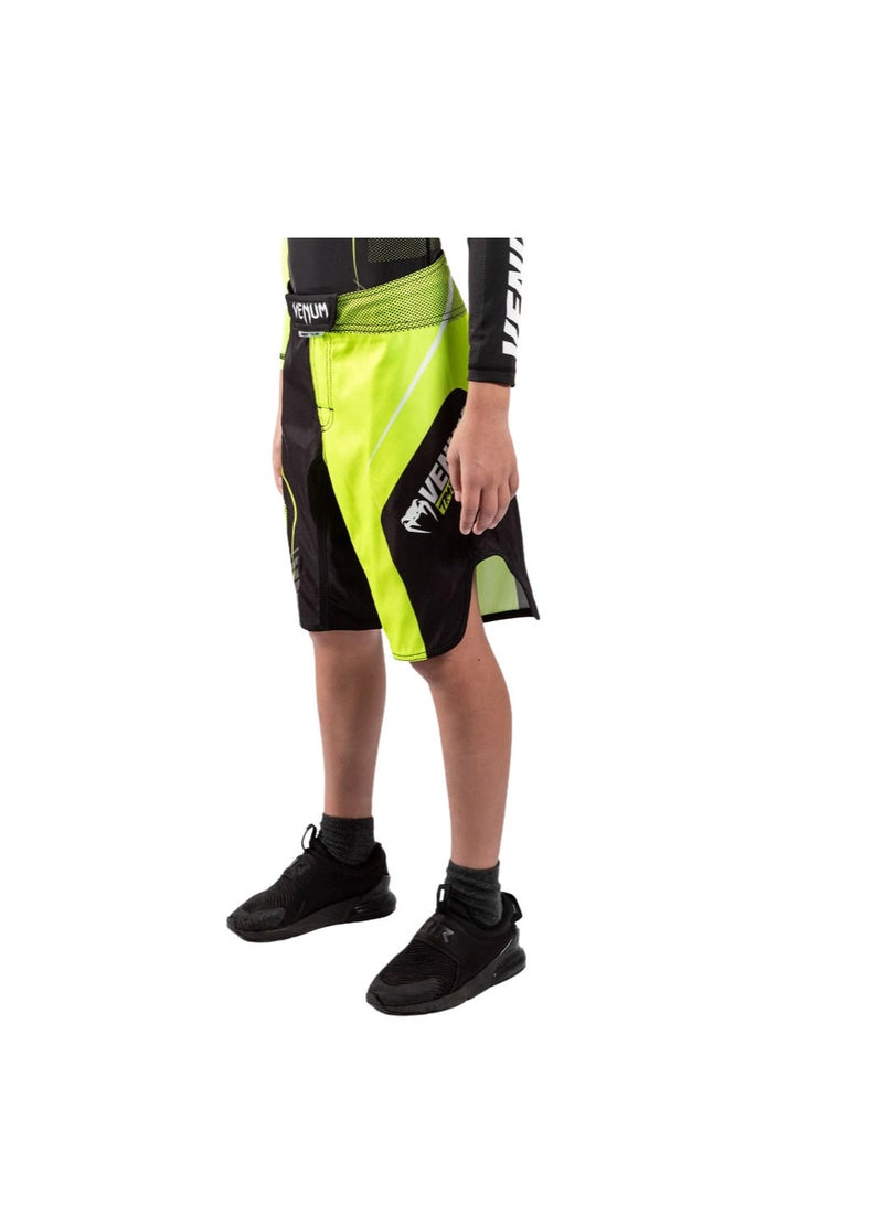 Venum Training Camp 3.0 Kids Fightshorts Black-Neo Yellow