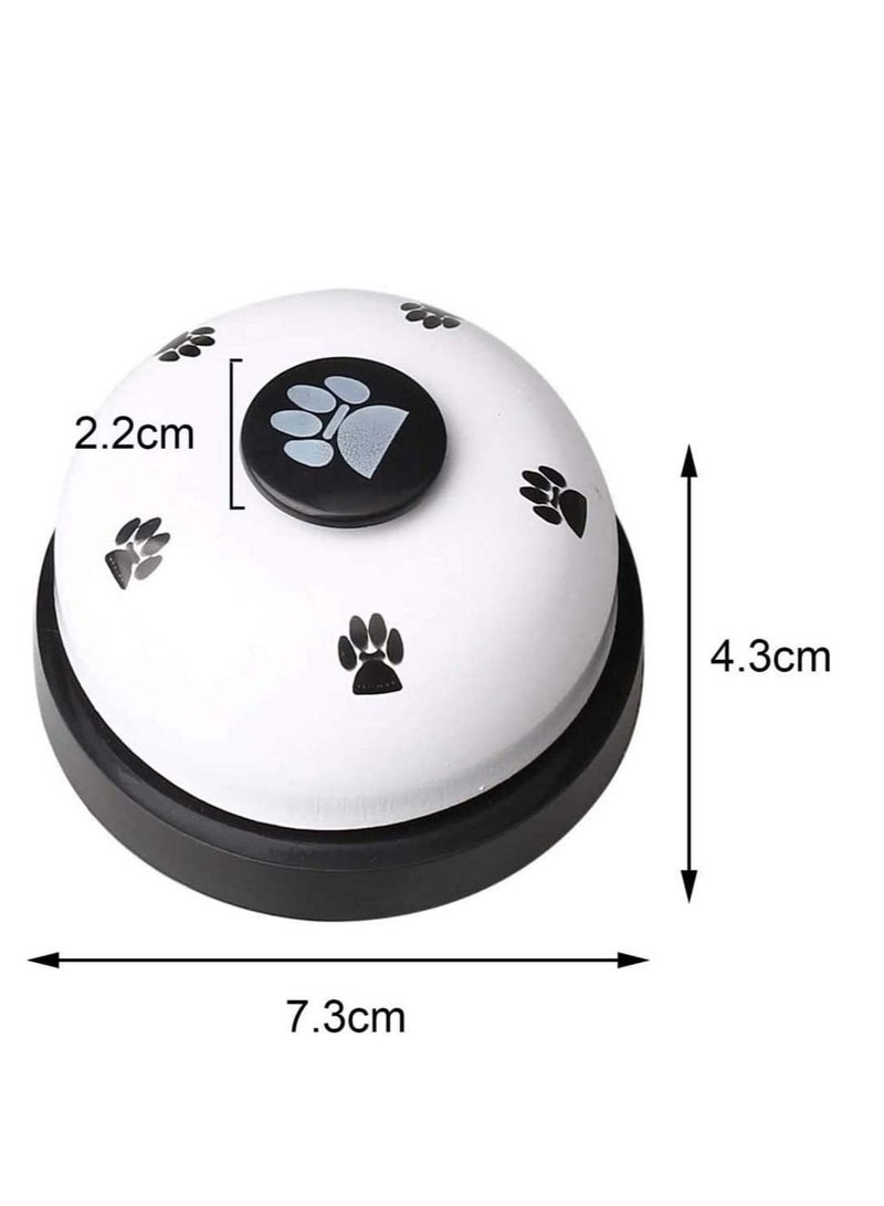 Dog Door Bell and Press Bell, Adjustable Toilet Training Interaction Cat Nylon Steel Material for Housing Pet Press, Set of 2