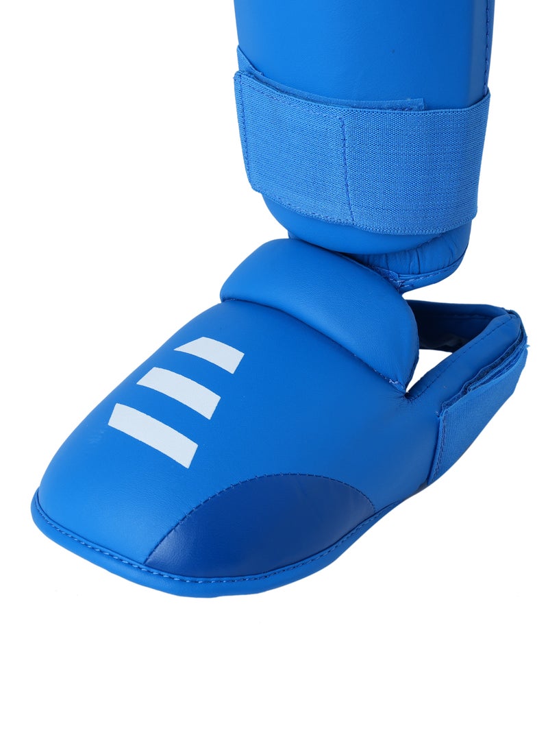 Evolve Karate Shin Guards | Adjustable Foam Padded Karate Shin and Instep Guards