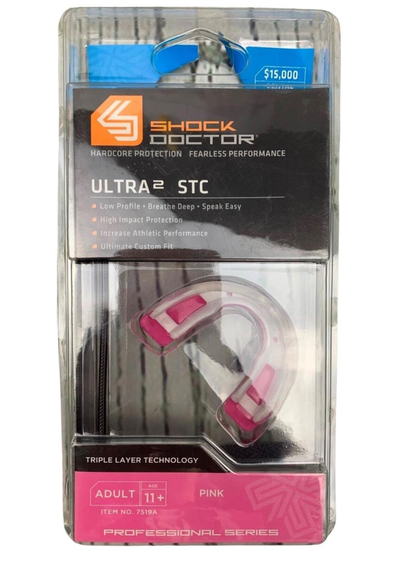 SD ULTRA 2 STC MOUTHGUARD PINK ADULT