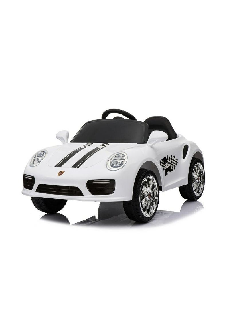 RBWTOYS - Ride On Car Kids Ride On 2Wheel Car Remote Control Dual motor, S2988 (WHITE) 104X53.5X56CM