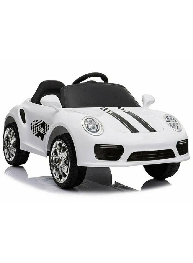 RBWTOYS - Ride On Car Kids Ride On 2Wheel Car Remote Control Dual motor, S2988 (WHITE) 104X53.5X56CM