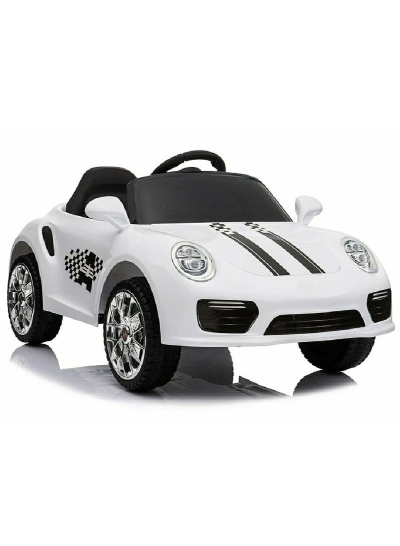 RBWTOYS - Ride On Car Kids Ride On 2Wheel Car Remote Control Dual motor, S2988 (WHITE) 104X53.5X56CM