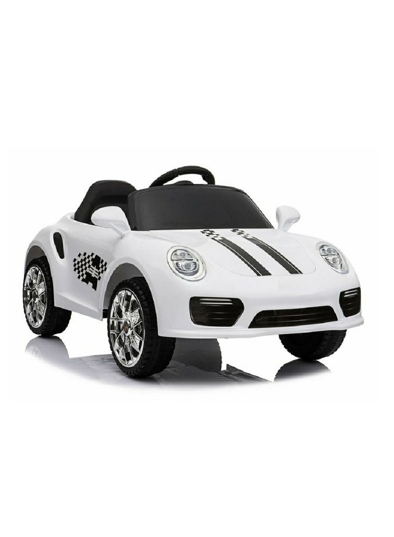 RBWTOYS - Ride On Car Kids Ride On 2Wheel Car Remote Control Dual motor, S2988 (WHITE) 104X53.5X56CM