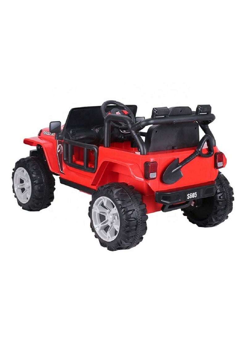 RBWTOYS - Power Electric 4wheel Motorcar for kids Ride S605 (RED) 120x64x47cm.