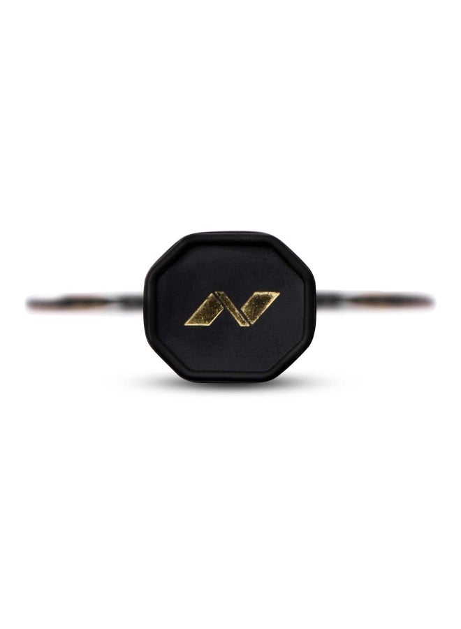 Graphite-Lined Badminton Racquet