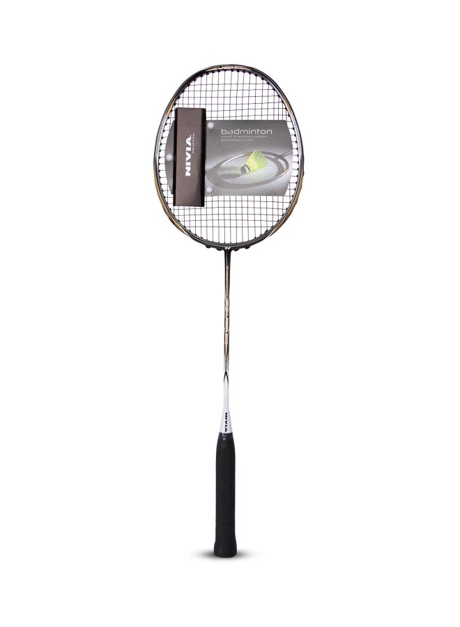 Graphite-Lined Badminton Racquet