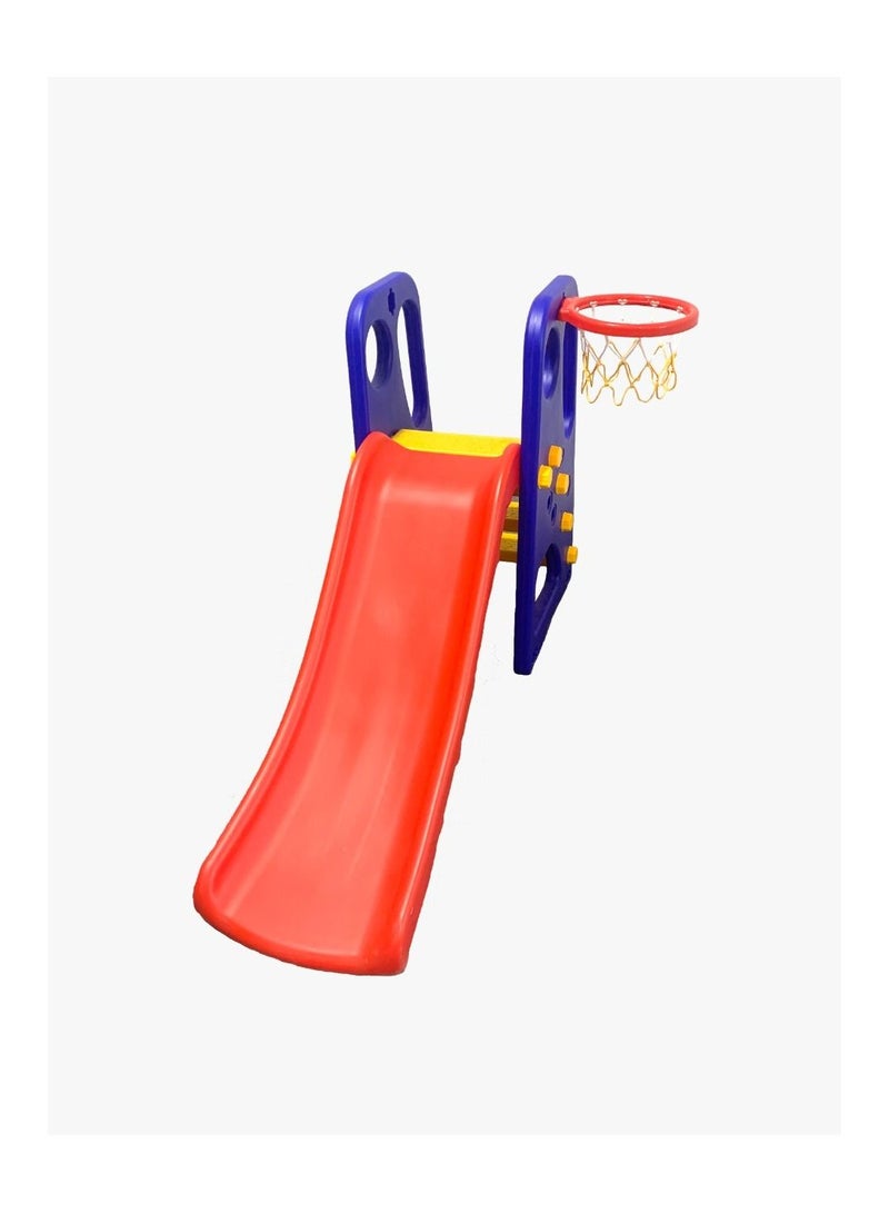 RBWTOYS 2 in 1 Slide with Baskeet Hoop. RW-16343.