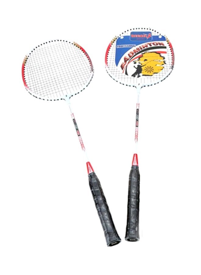 1 Pair Of Badminton Racket With Carry Bag 99grams