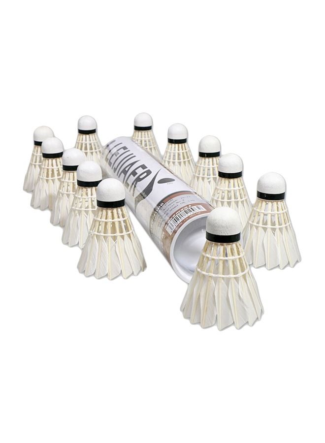 12-Piece Badminton Shuttlecocks