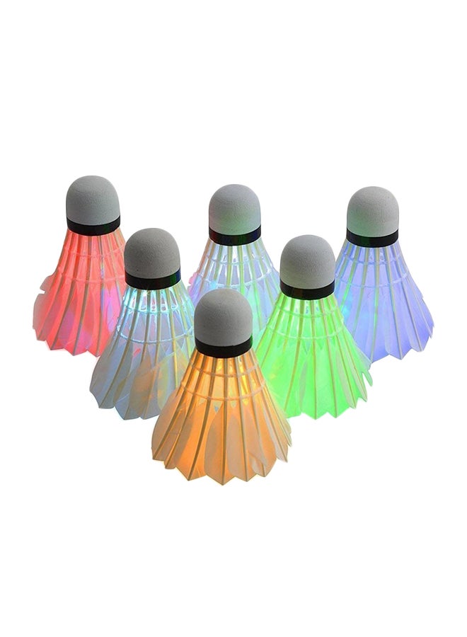 6-Piece LED Badminton Shuttlecock