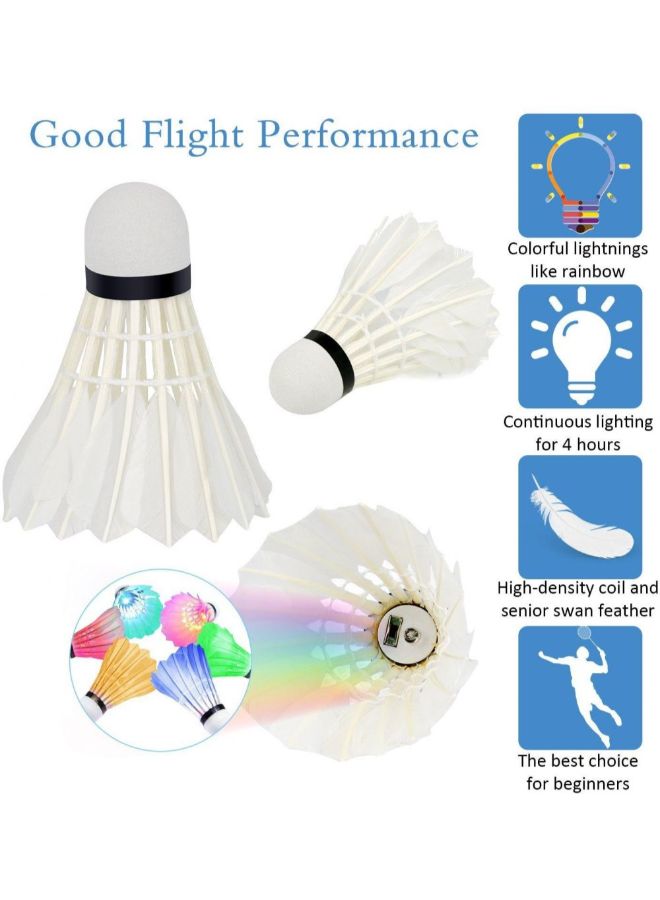 6-Piece LED Badminton Shuttlecock