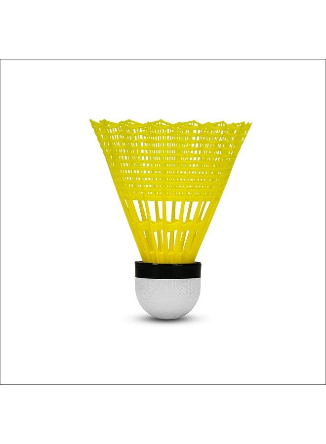 Future 9 Nylon Shuttlecock (Yellow Pack Of 6)