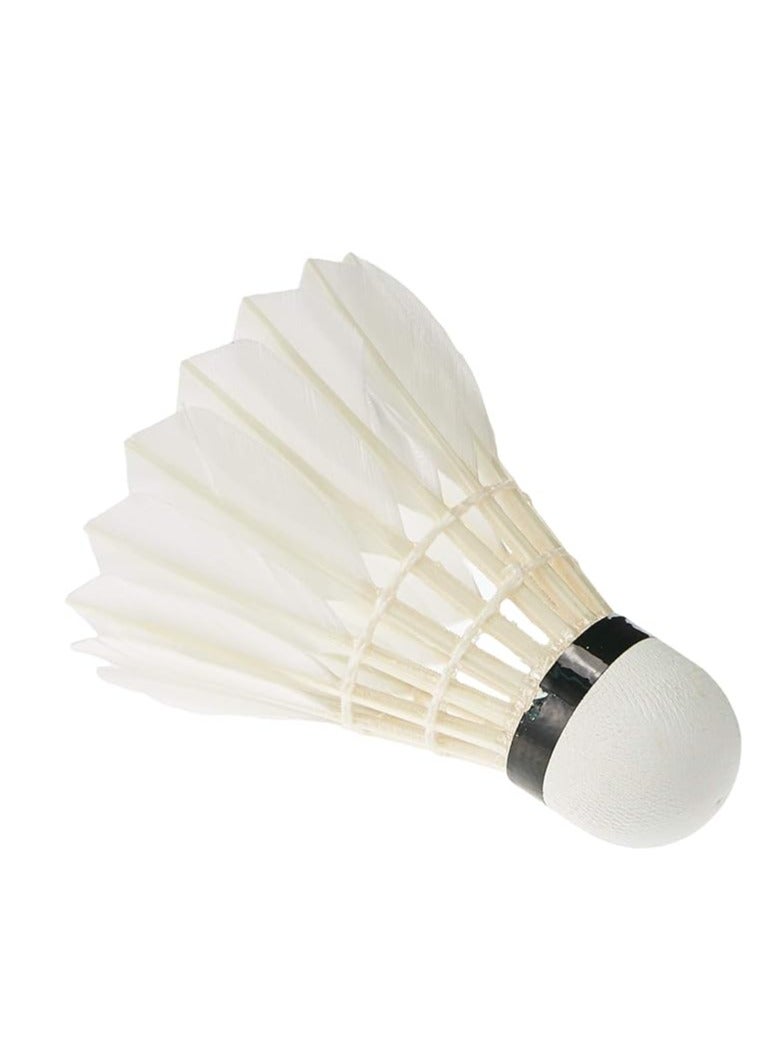 A2 Feather Shuttlecock | Speed 77 | Pack of 12 Shuttles | Feather Type : Duck Feather | Badminton Sports