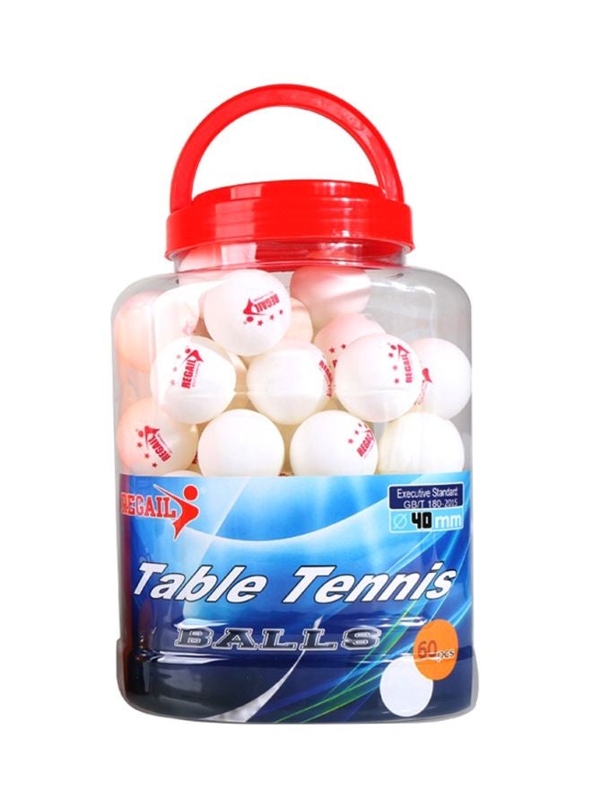 Pack Of 60 Table Tennis Balls