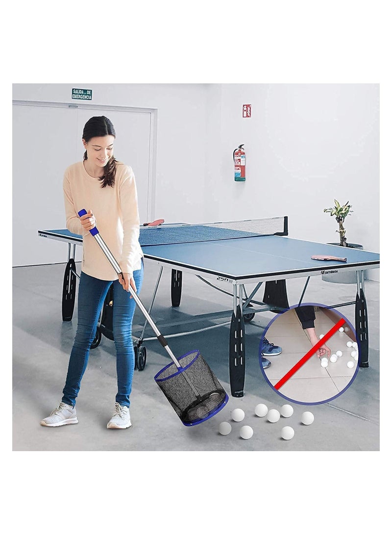 Table Tennis Ball Picker Ball Pick Up Net Bag Table Tennis Ball Picker Container Training Tool for Ball