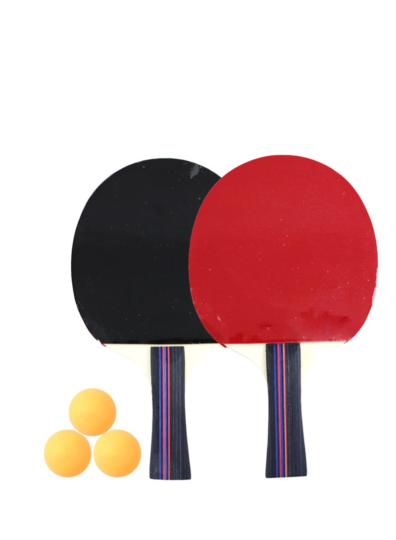 Table Tennis Ball & Bat 2 Bat 26Cm.