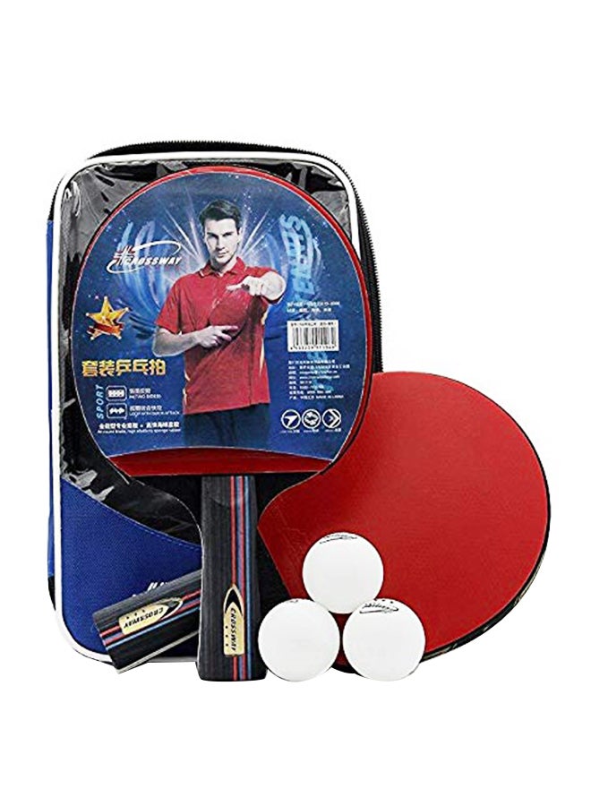 5-Piece Table Tennis Racket With Ball