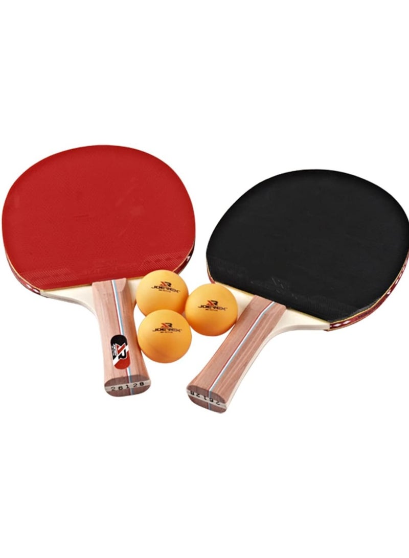 Joerex Short Handle Table Tennis Set