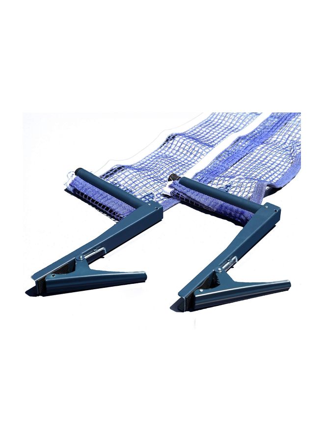 Deluxe Table Tennis EZ Clamp Clip On Post And Net Set 1.625inch