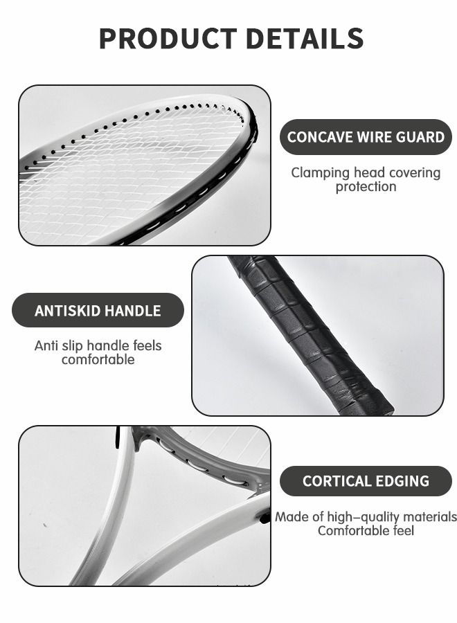 Tennis Rackets for Adults,Super Light Weight Tennis Racquets Shock-Proof and Throw-Proof,Tennis racket suit with Tennis Racket Bag,Outdoor Sports Suit