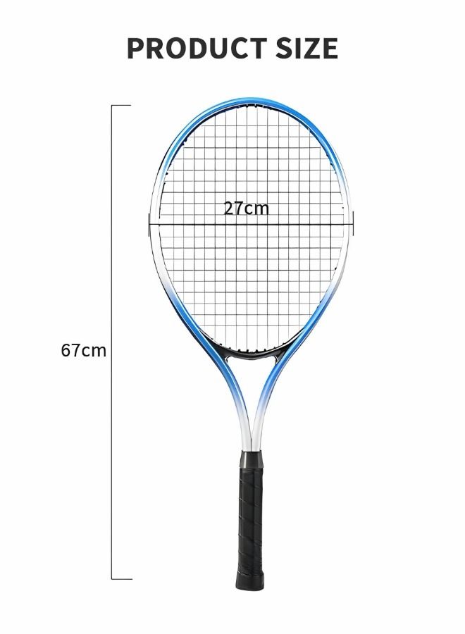 Adult Tennis Racket Set,Tennis Trainer with String Rebound Tennis,Beginner Tennis Training with Racket,Racket Bag, Tennis Trainer,Outdoor Sports Set