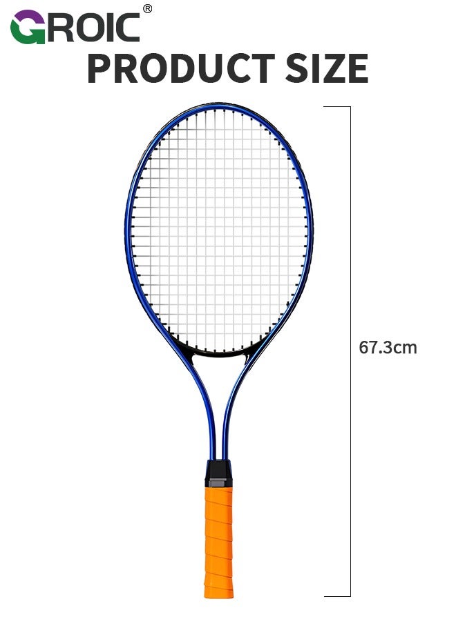 Adult Tennis Racket Set,Tennis Trainer with String Rebound Tennis,Beginner Tennis Training with Racket,Racket Bag, Tennis Trainer,Outdoor Sports Set