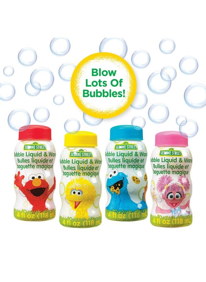 Sesame Street 4 Ounce Bubbles Party Toy With Wand (Pack Of 24) Model:1800