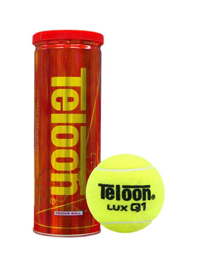 Teloon  high quality pressurized tennis balls ( 3 balls in a can ) suitable for all courts 65.5-67.5ml