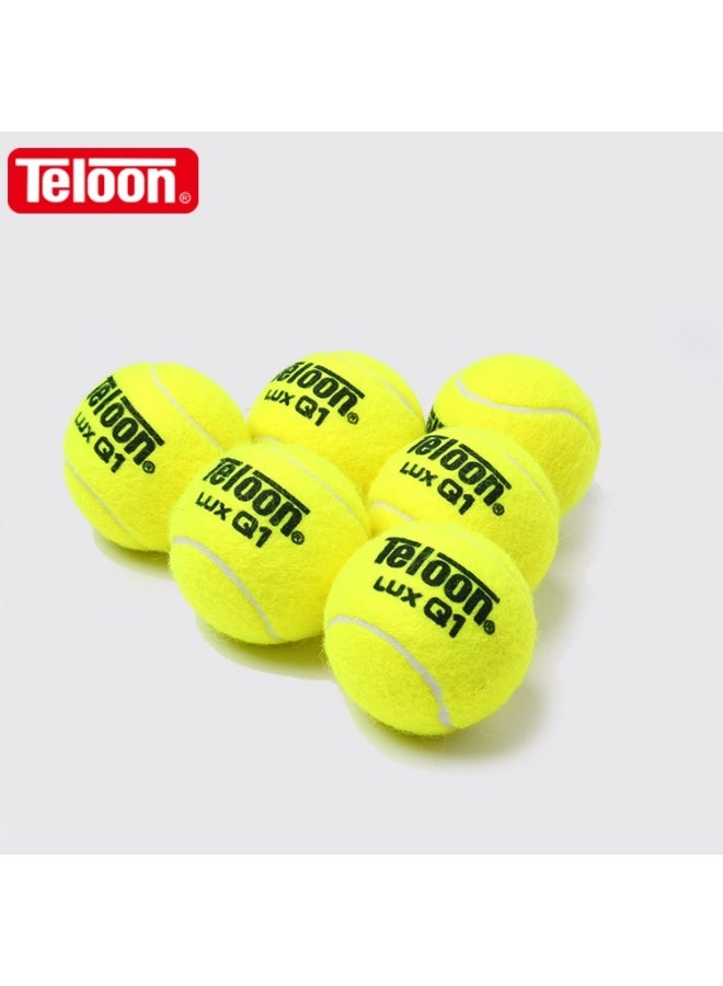 Teloon  high quality pressurized tennis balls ( 3 balls in a can ) suitable for all courts 65.5-67.5ml