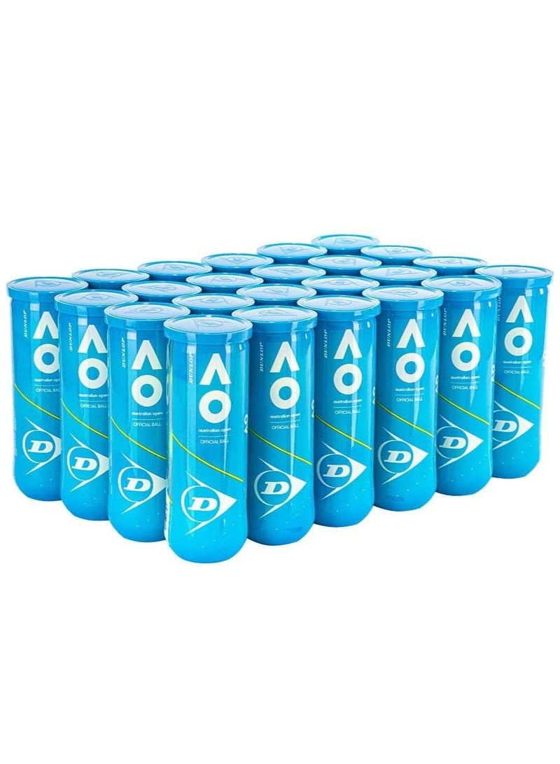 Dunlop AUSTRALIAN OPEN Tennis Balls (Pack of 24)