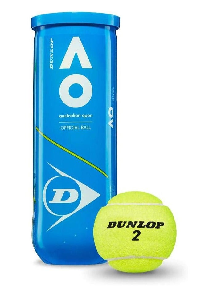 Dunlop AUSTRALIAN OPEN Tennis Balls (Pack of 24)