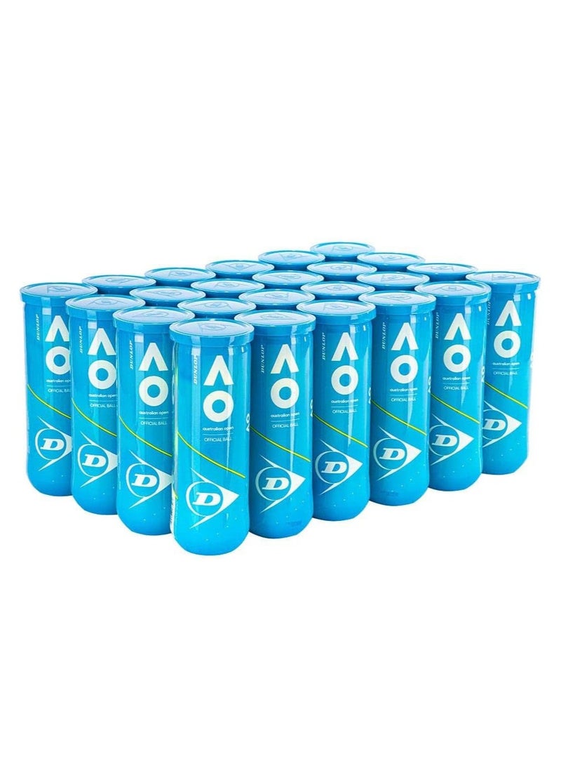 Dunlop AUSTRALIAN OPEN Tennis Balls (Pack of 24)