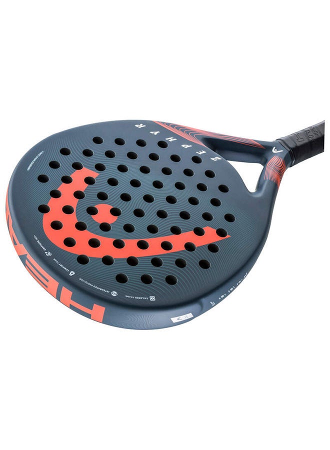 Zephyr Padel Racket | Round Shape | Fiberglass Surface | 350 Grams