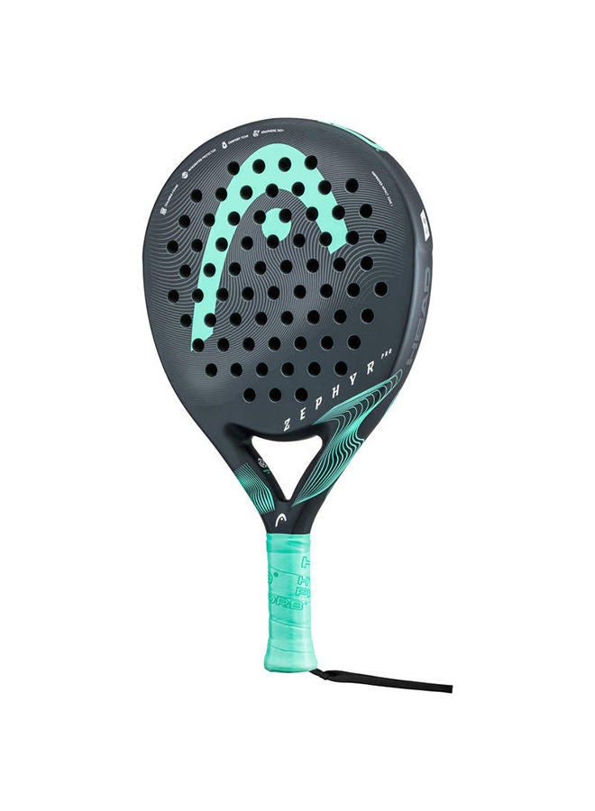 Zephyr Pro Padel Racket | Round Shape | Fiberglass Surface | 365 Grams