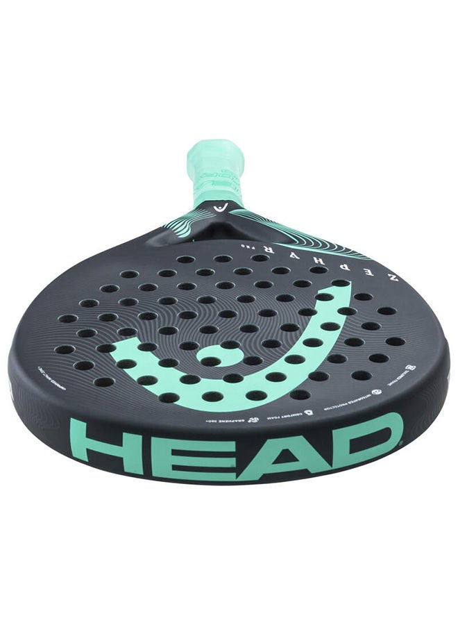 Zephyr Pro Padel Racket | Round Shape | Fiberglass Surface | 365 Grams