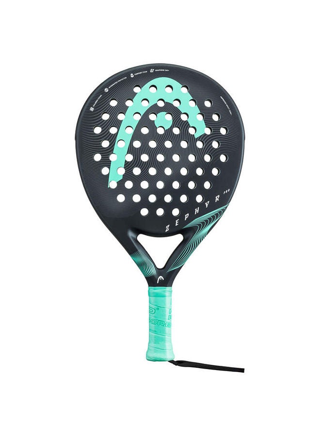 Zephyr Pro Padel Racket | Round Shape | Fiberglass Surface | 365 Grams