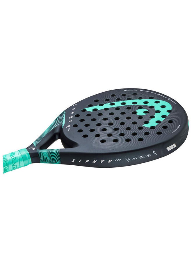 Zephyr Pro Padel Racket | Round Shape | Fiberglass Surface | 365 Grams