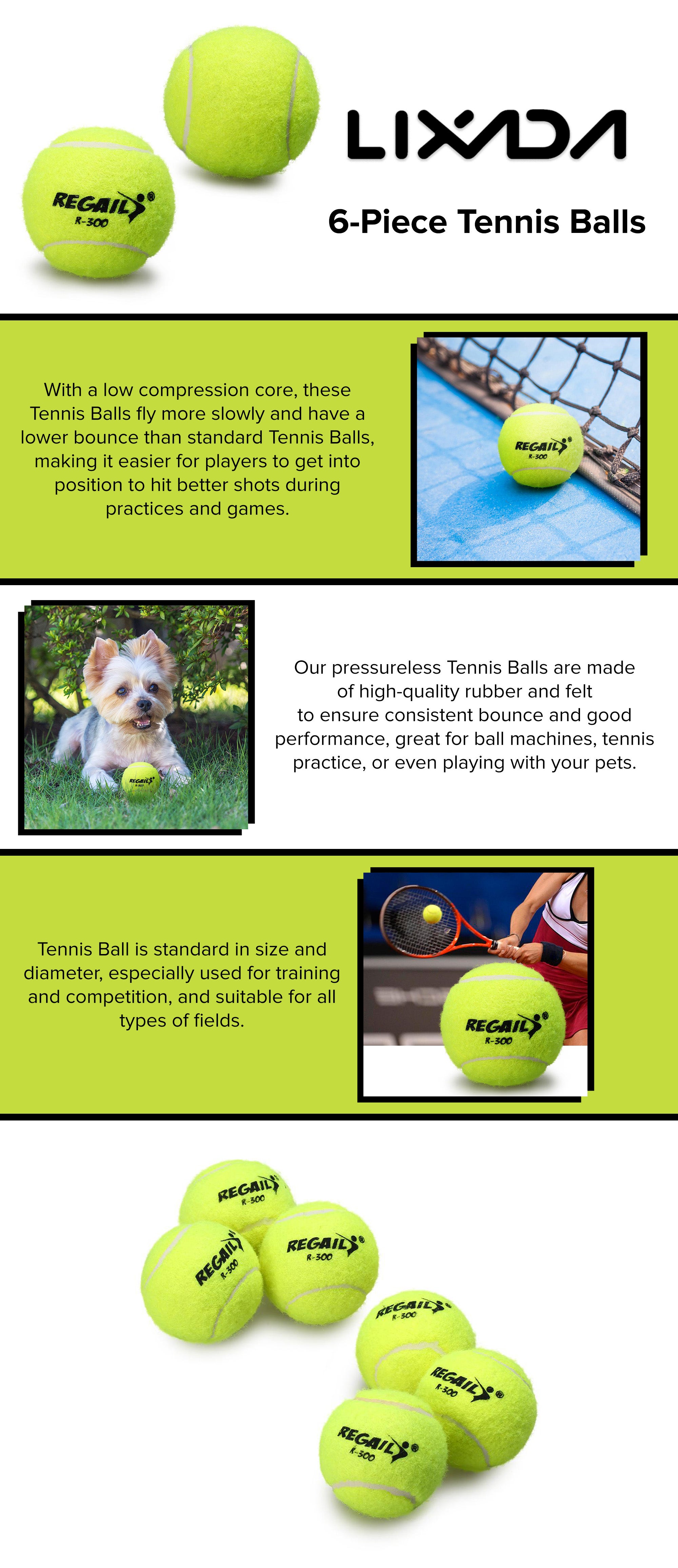 6-Piece Tennis Ball