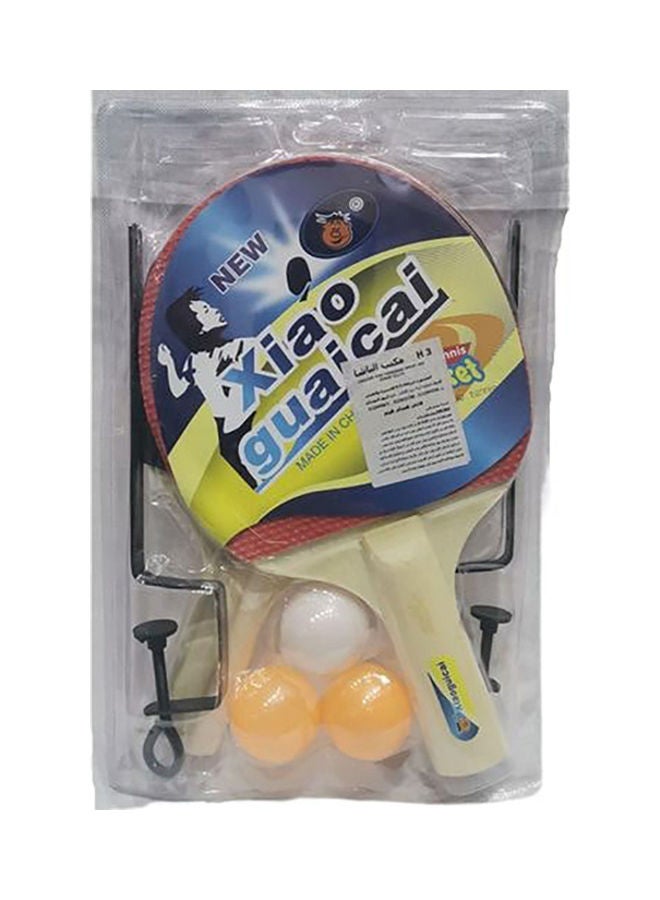 5-Piece Table Tennis Racket And Ball Set