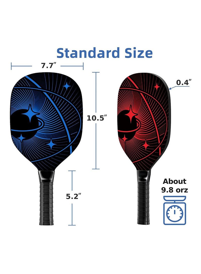 Pickleball Paddles Pickleball Set of 4 Premium Wood Pickleball Paddles Pickleball Rackets