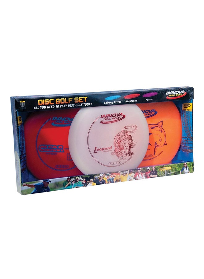 3 Pack Of Mid Range And Putter Golf Disc