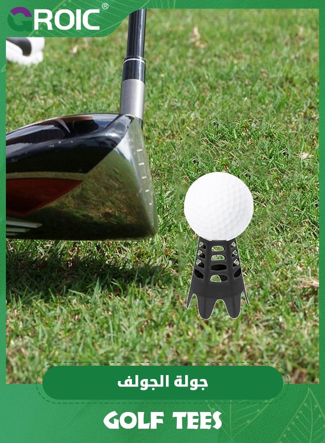 20Pcs Plastic Golf Tees, Golf Simulator Tees for Home, Outdoor Indoor Golf Tees Simulator Practice Training, Golf Mat Tees for Turf and Driving Range, Pack of 10 Tall & 10 Small
