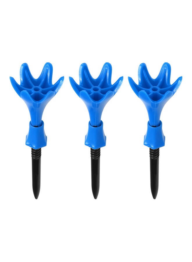 3-Piece Plastic Golf Tees 12.5 x 8.5 x 3.0cm