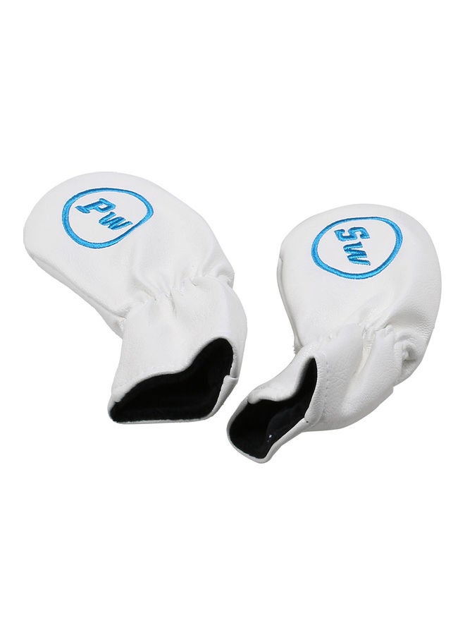 9-Piece Golf Iron Head Cover Set 21.0 x 16.0 x 4.0cm