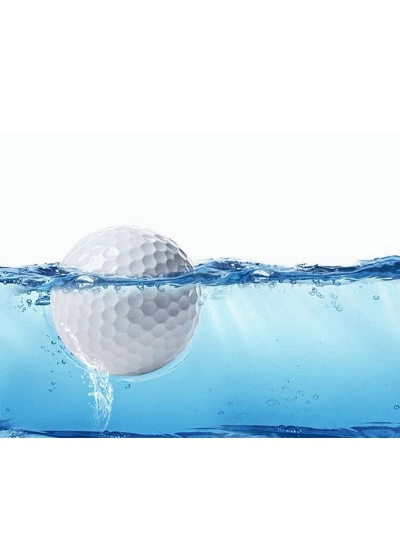 Glow and Floater Golf Ball 6 Pack Luminous Golf Float Ball Night Practice Glow Floating Golf Ball Night Golf Water Golf for Playing Practicing Golf Balls Improve the Fun of Sports