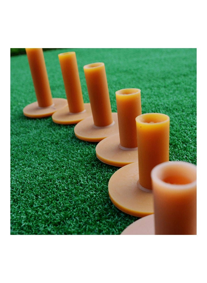 Rubber Golf Tee Holder 43/54/70/80/83mm Training Practice Tee Mat Golves Ball Hole Holders 7*7*7cm