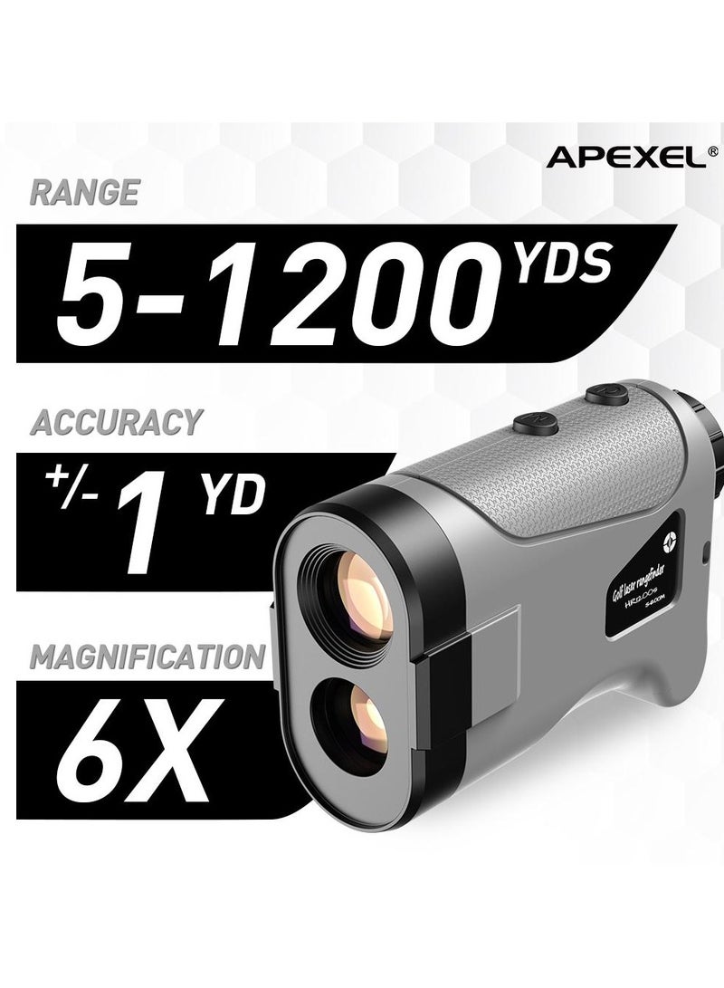 APEXEL Golf Distance Meter 1200 Meters Outdoor Sports Distance Meter Flagpole Locking Laser Distance Meter