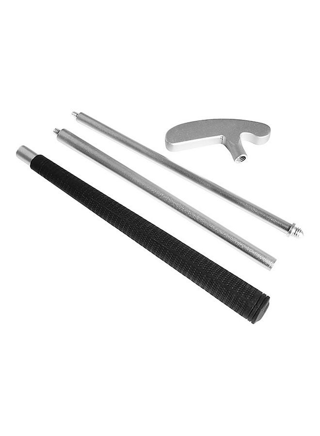 Golf Putting Trainer Portable Chipper Kit with 2 Practice Balls